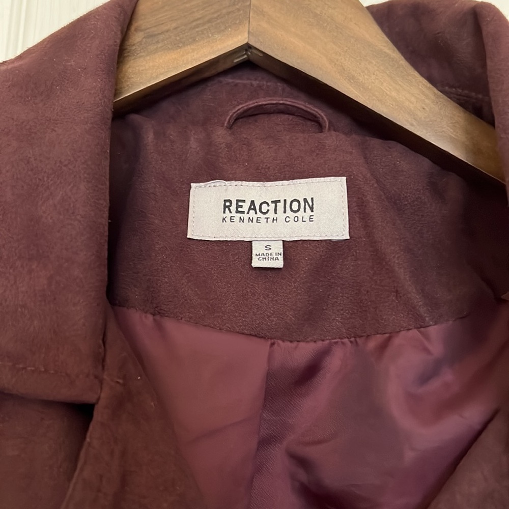 Reaction by Kenneth Cole Faux Suede Moto Jacket